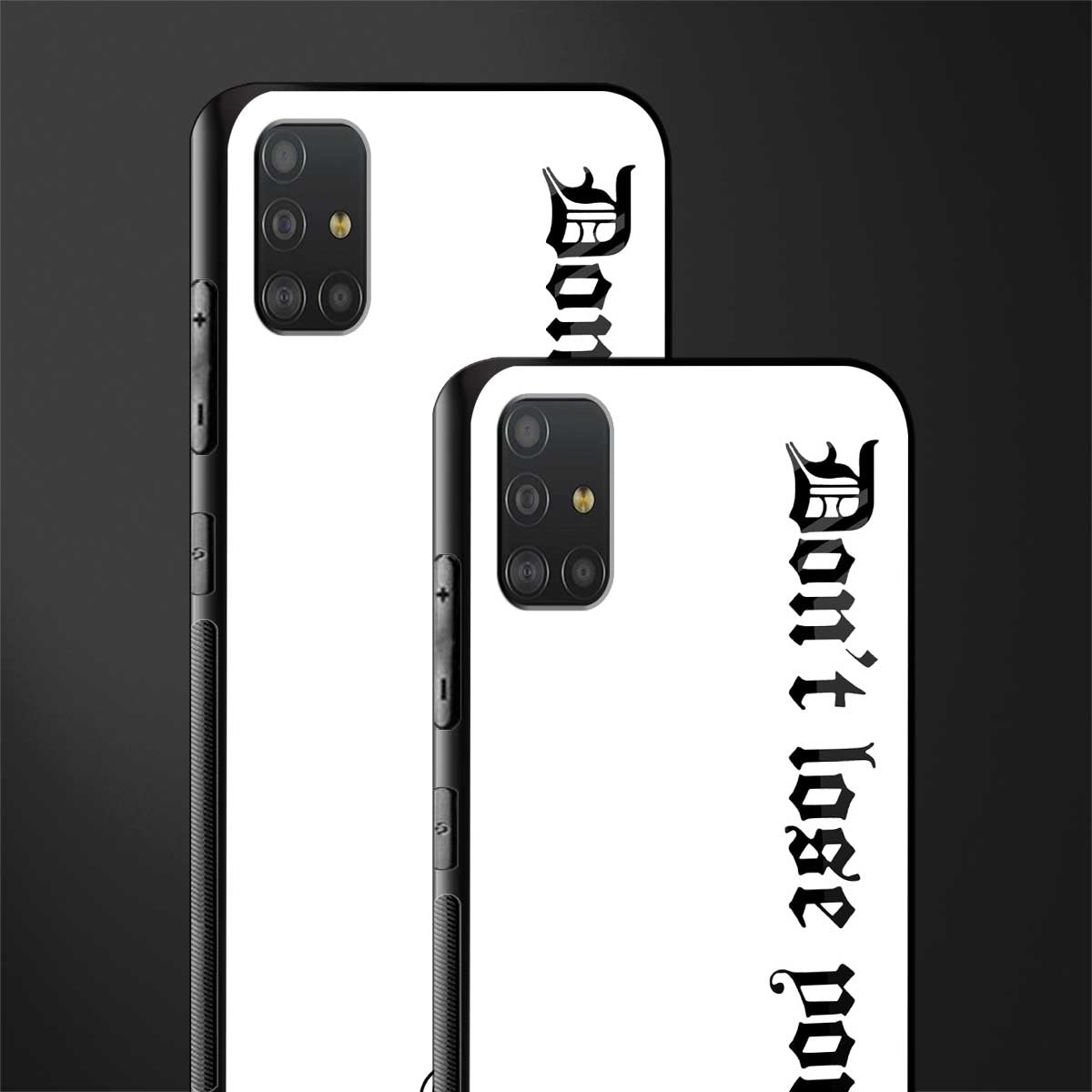 don't lose yourself glass case for samsung galaxy a51 image-2