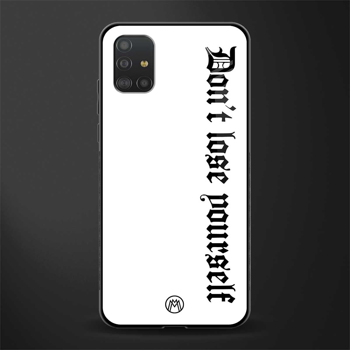 don't lose yourself glass case for samsung galaxy a51 image