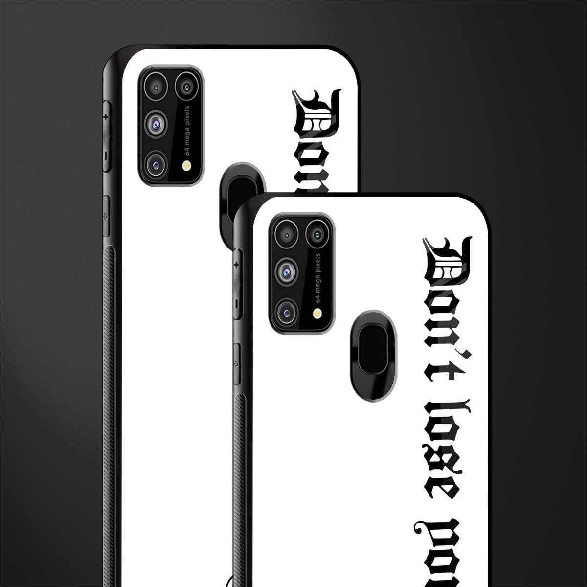 don't lose yourself glass case for samsung galaxy m31 prime edition image-2