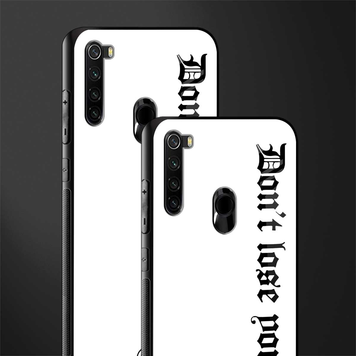 don't lose yourself glass case for redmi note 8 image-2