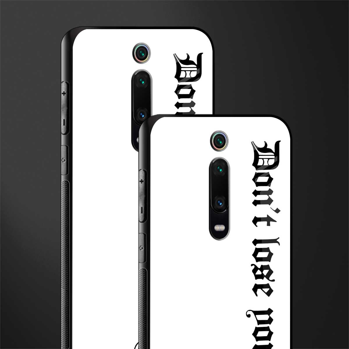 don't lose yourself glass case for redmi k20 image-2