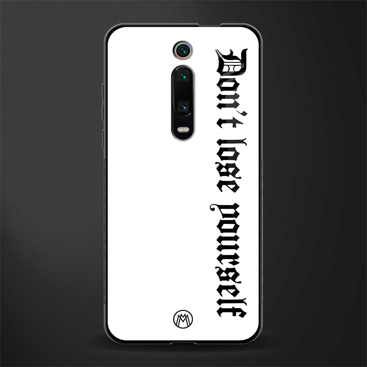 don't lose yourself glass case for redmi k20 image