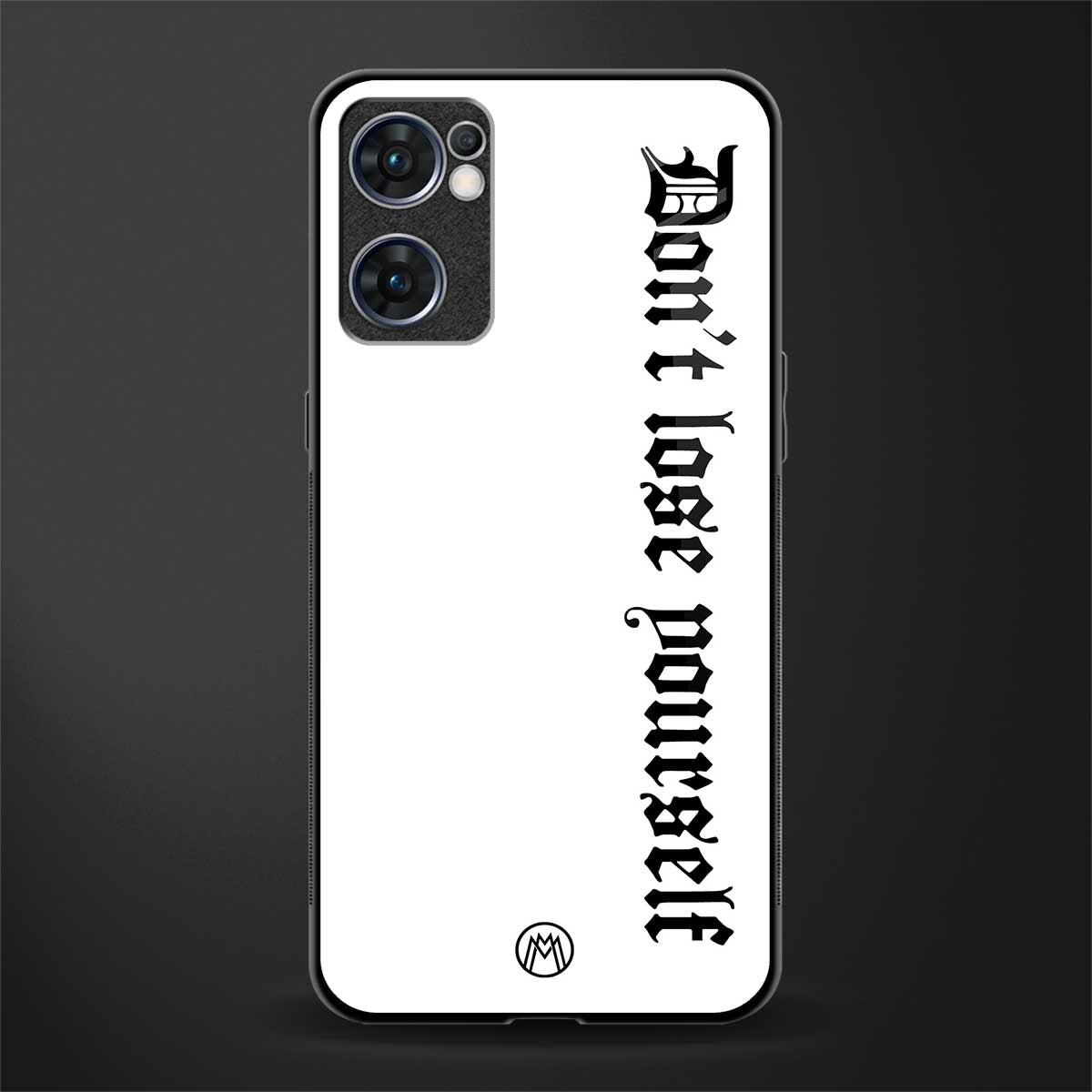 don't lose yourself glass case for oppo reno7 5g image