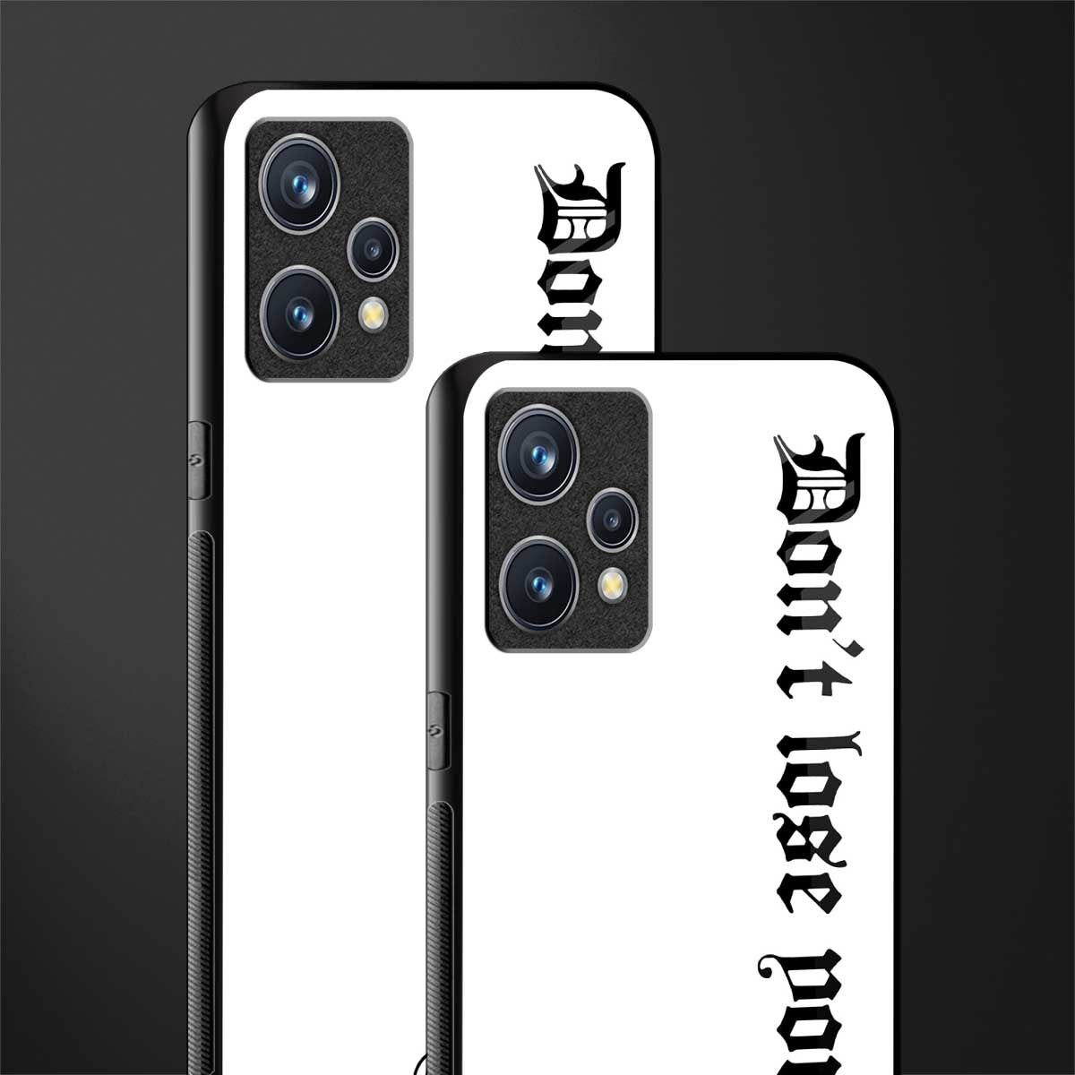 don't lose yourself glass case for realme 9 4g image-2