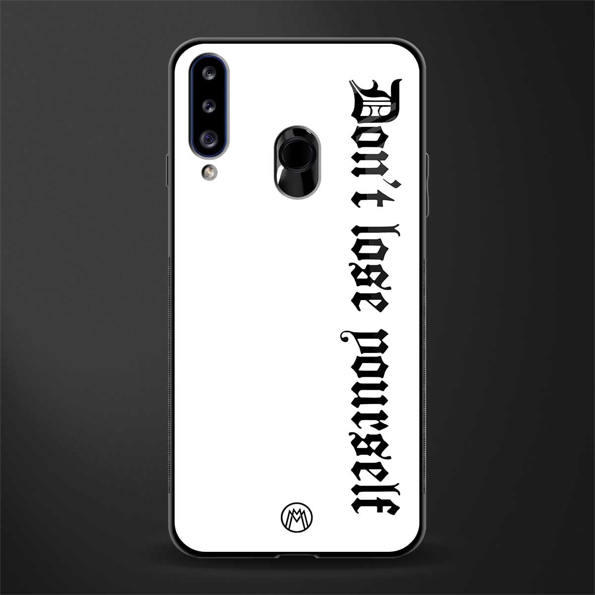 don't lose yourself glass case for samsung galaxy a20s image