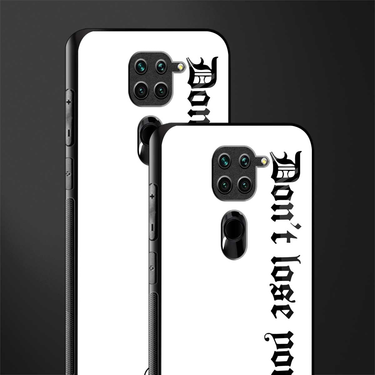 don't lose yourself glass case for redmi note 9 image-2