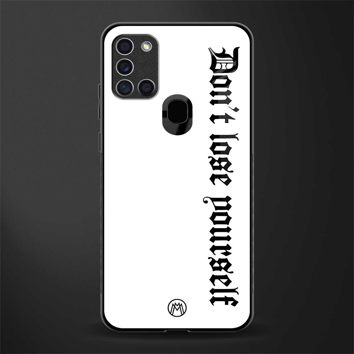 don't lose yourself glass case for samsung galaxy a21s image