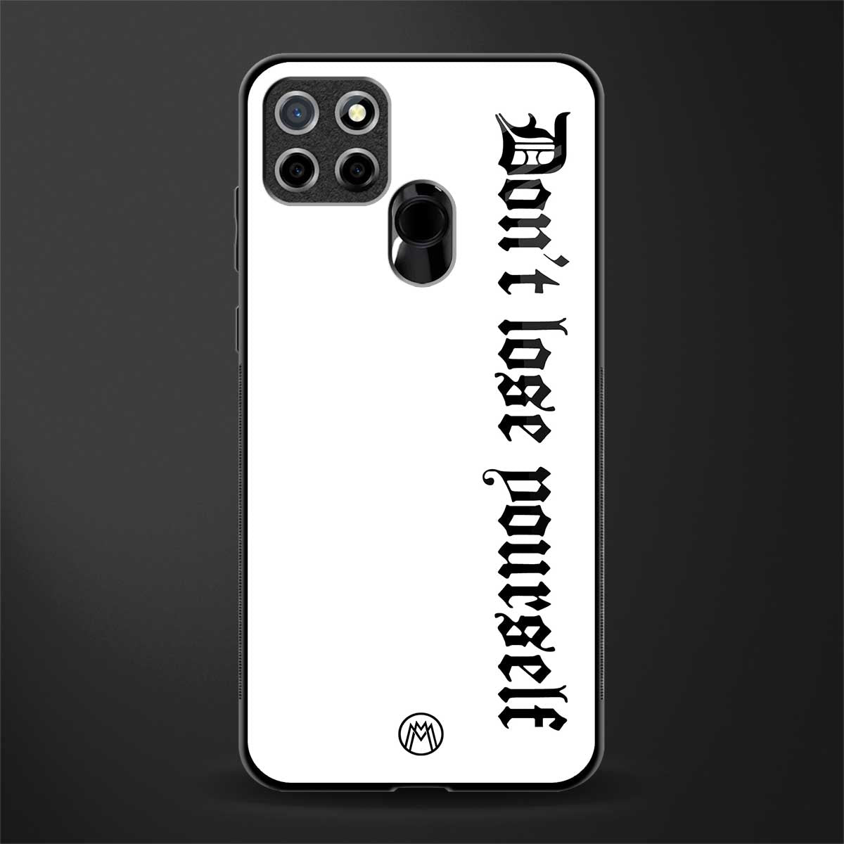 don't lose yourself glass case for realme narzo 30a image