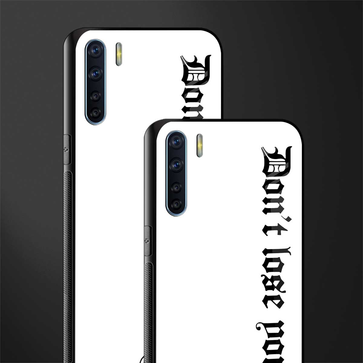 don't lose yourself glass case for oppo f15 image-2