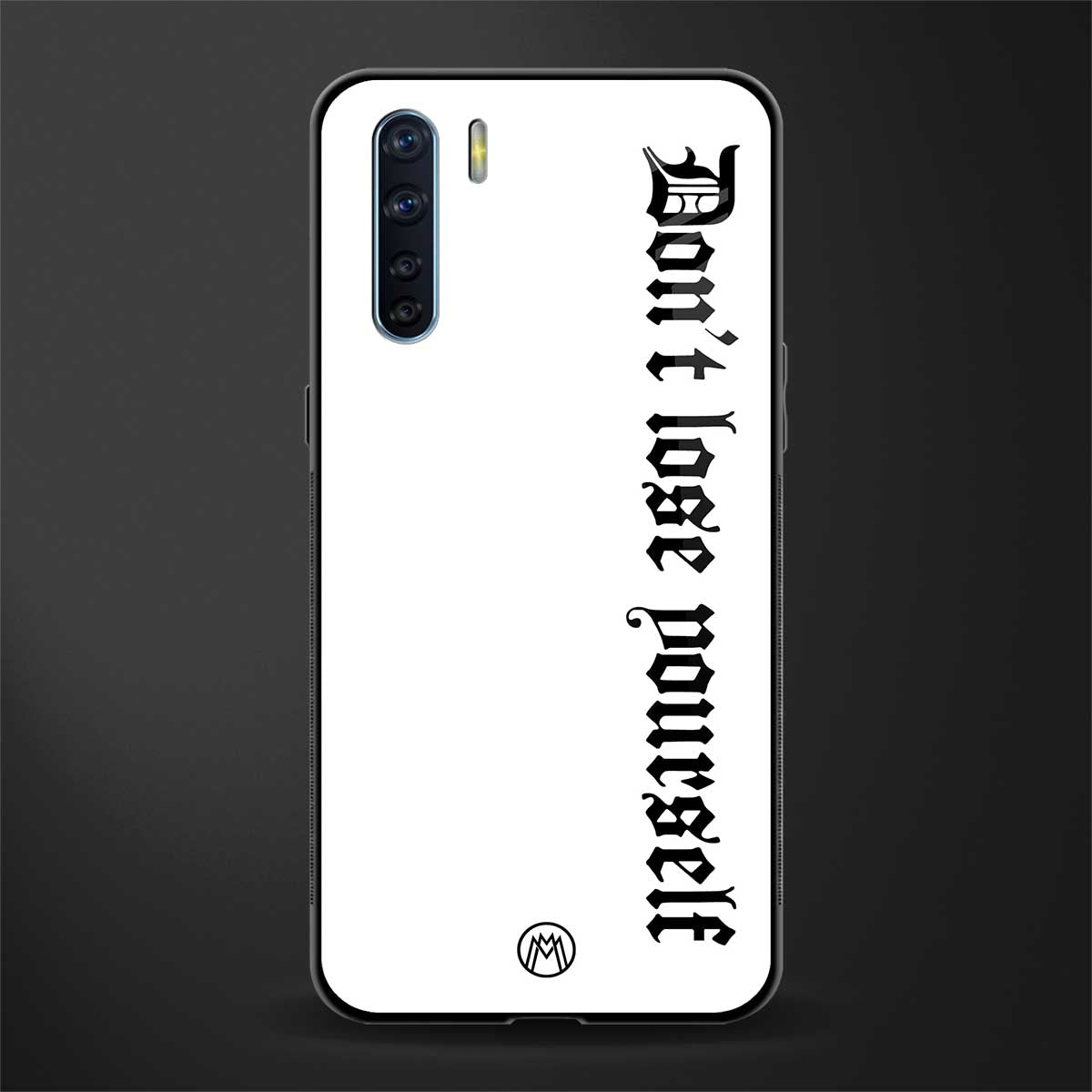 don't lose yourself glass case for oppo f15 image