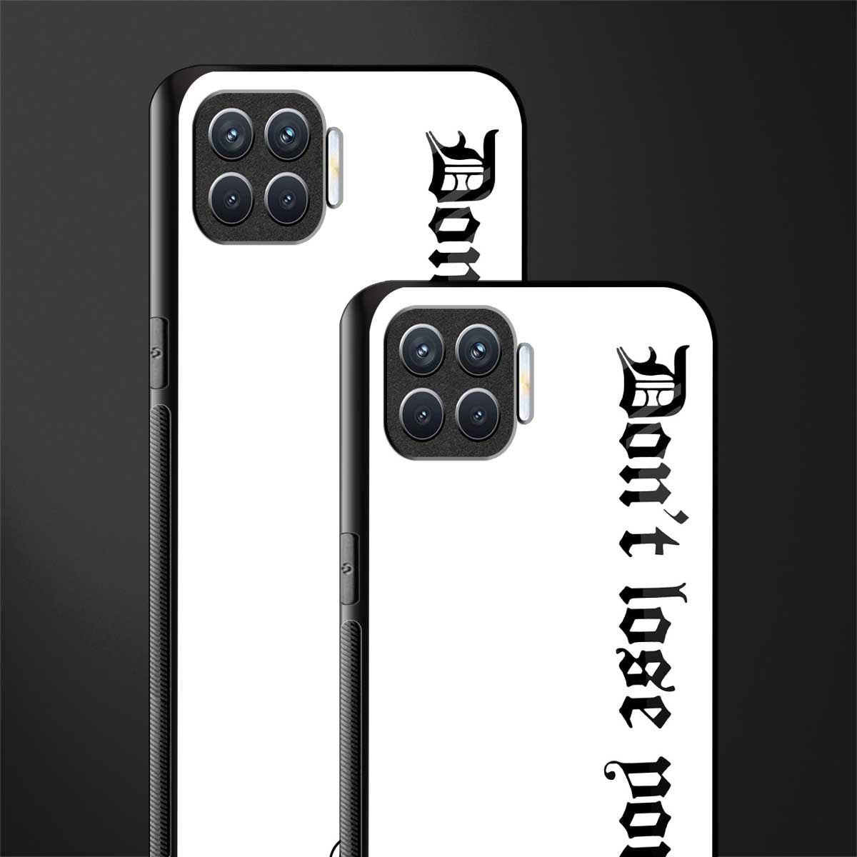 don't lose yourself glass case for oppo f17 pro image-2
