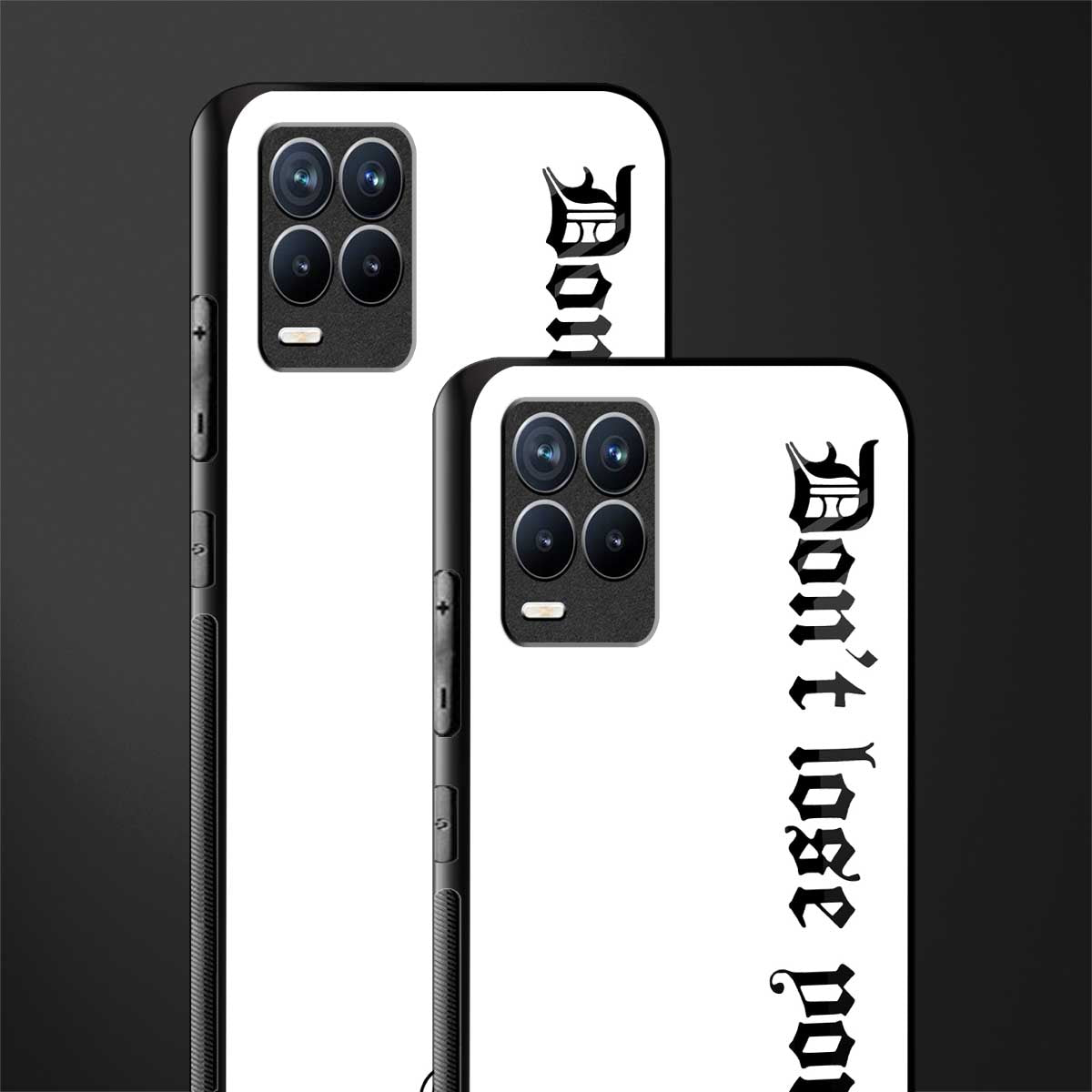 don't lose yourself glass case for realme 8 4g image-2