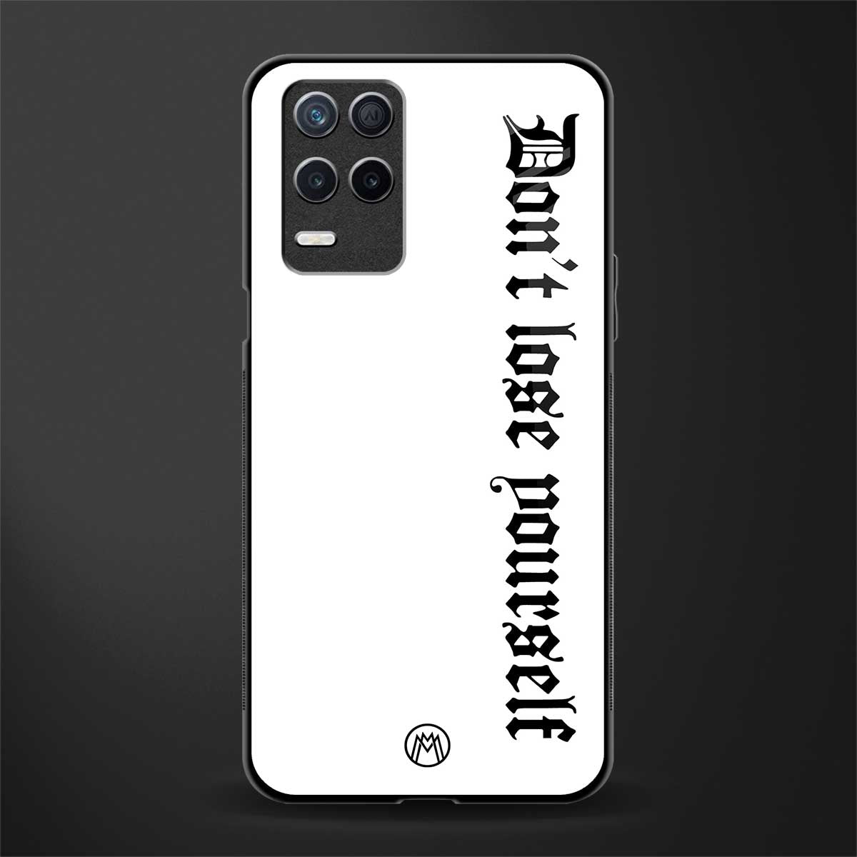 don't lose yourself glass case for realme narzo 30 5g image
