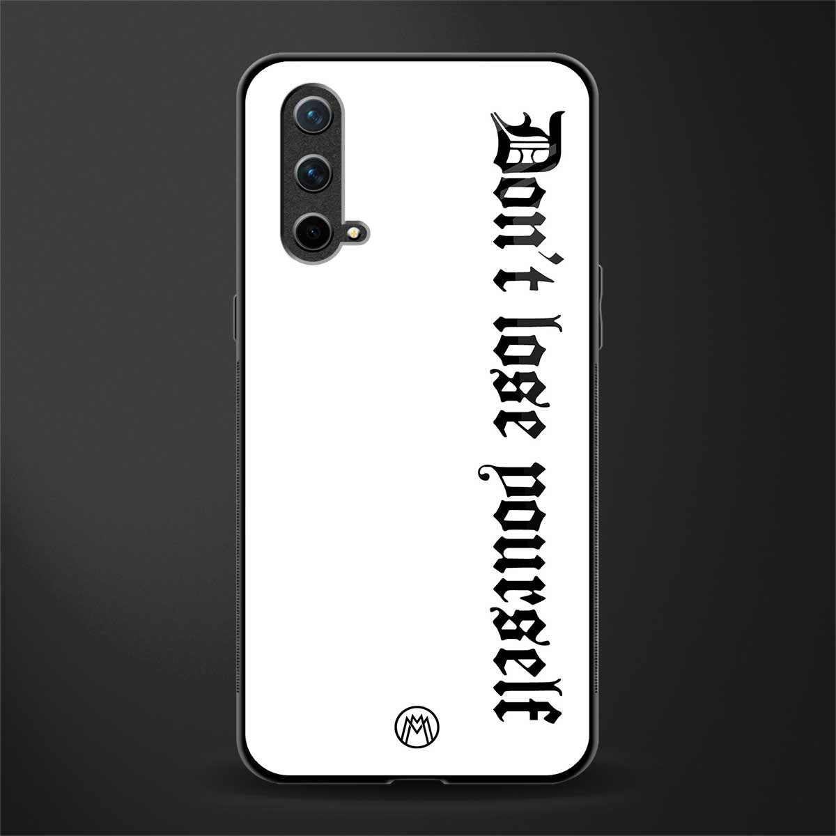 don't lose yourself glass case for oneplus nord ce 5g image