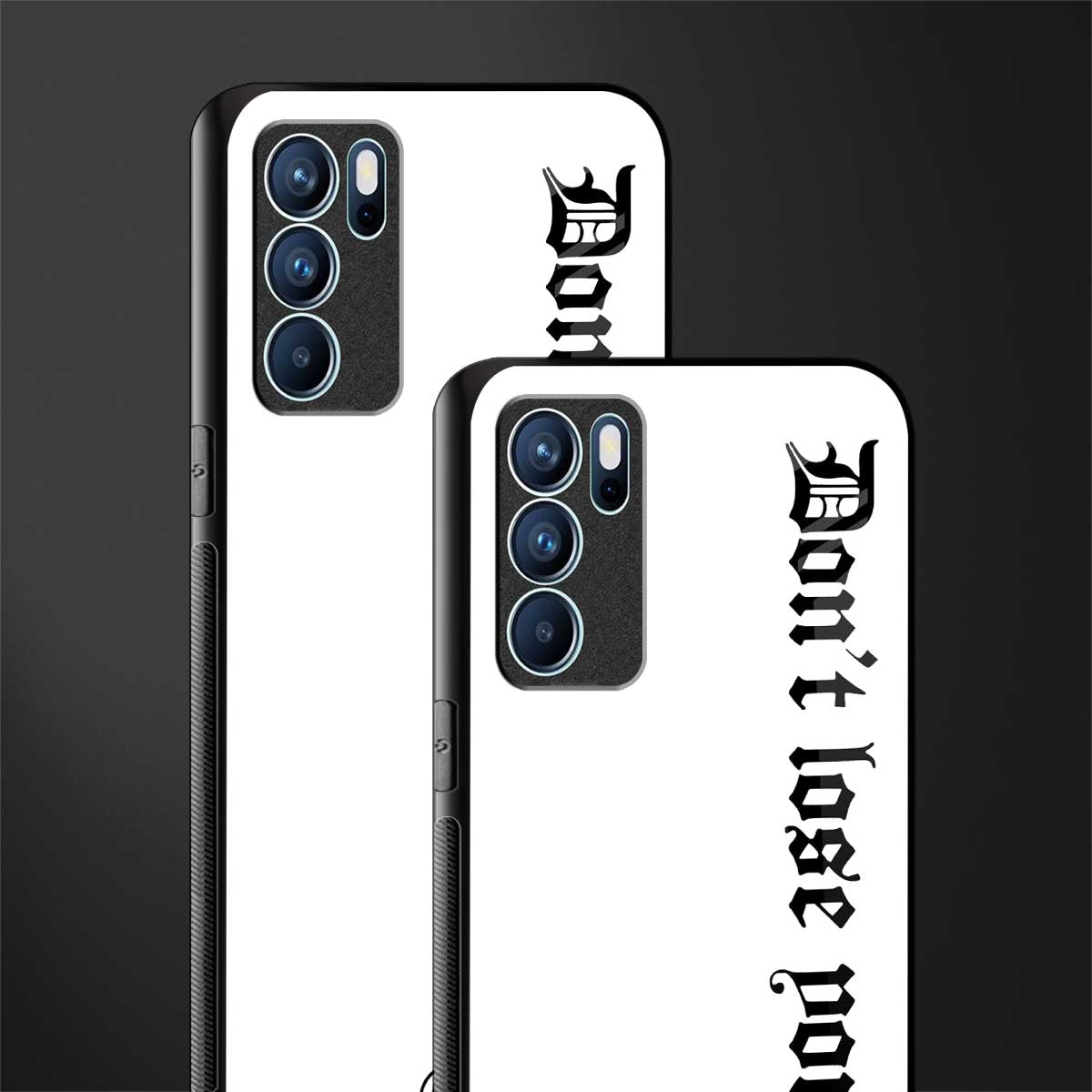 don't lose yourself glass case for oppo reno6 5g image-2