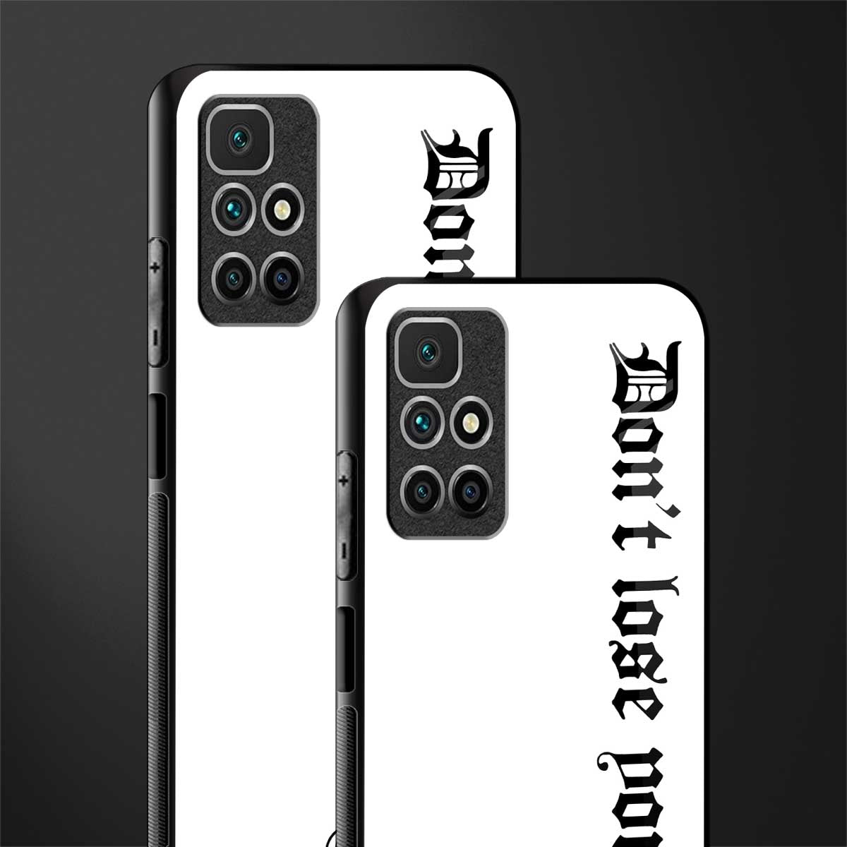 don't lose yourself glass case for redmi 10 prime image-2