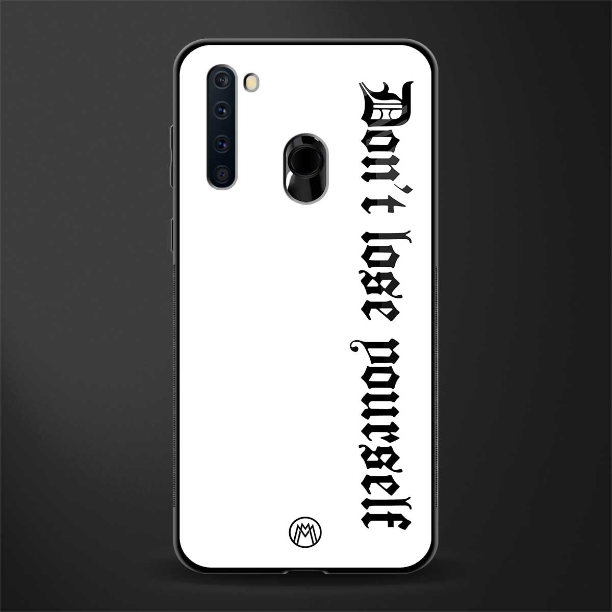 don't lose yourself glass case for samsung a21 image