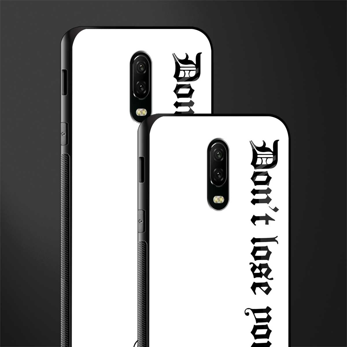 don't lose yourself glass case for oneplus 6t image-2
