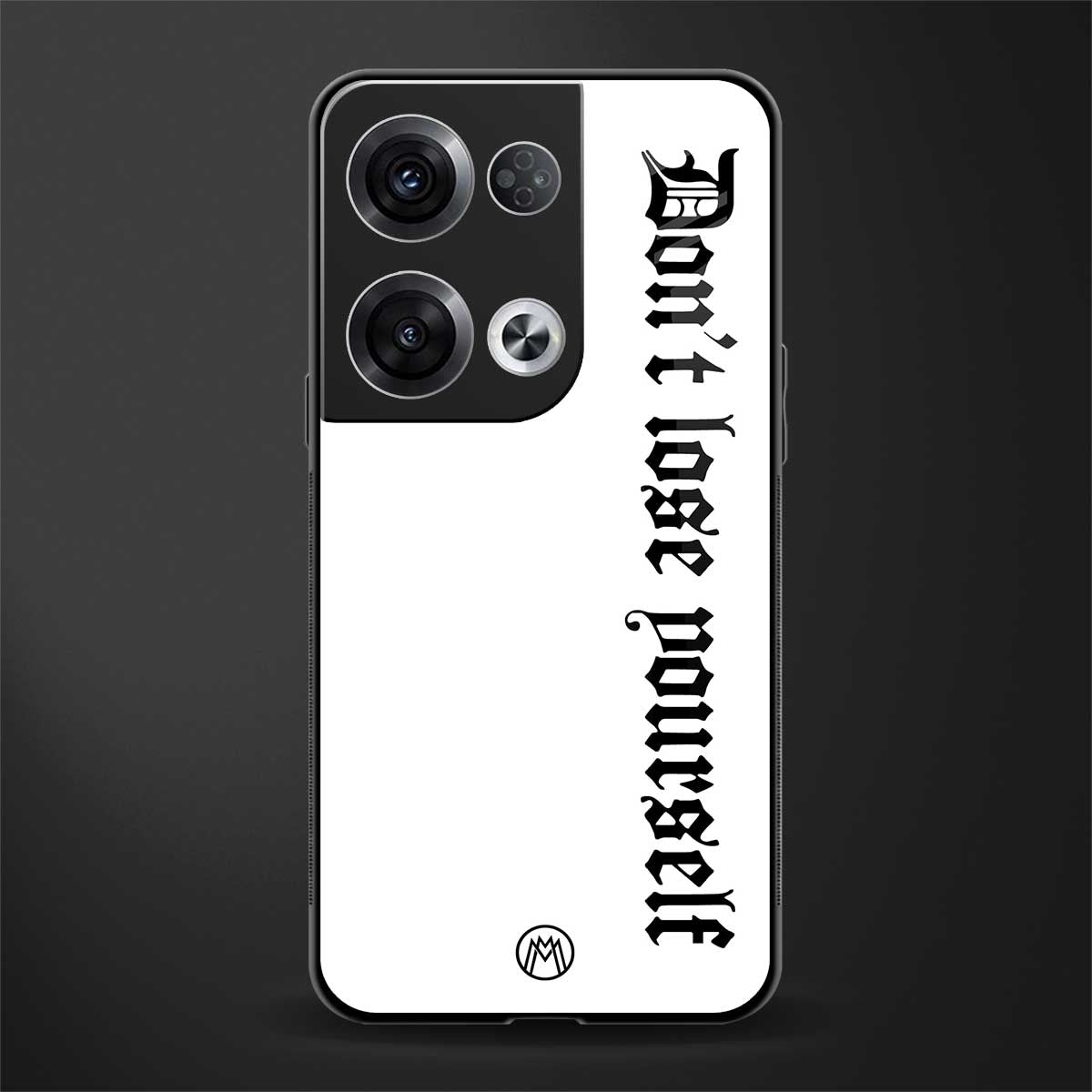 don't lose yourself back phone cover | glass case for oppo reno 8