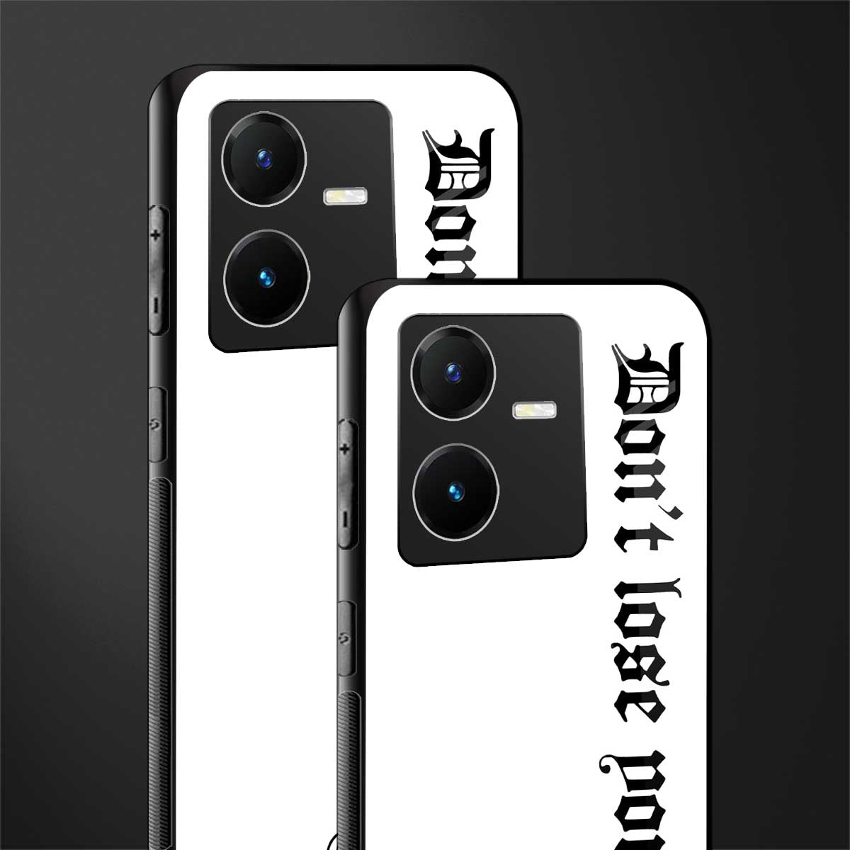 don't lose yourself back phone cover | glass case for vivo y22