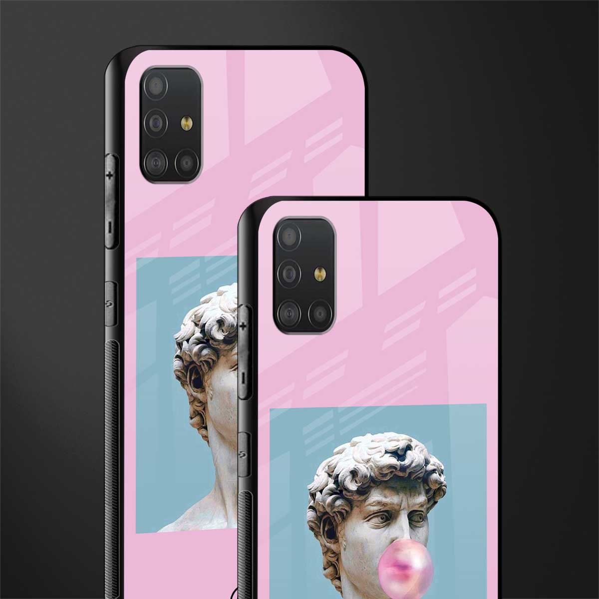dope david michelangelo glass case for samsung galaxy a51 image-2
