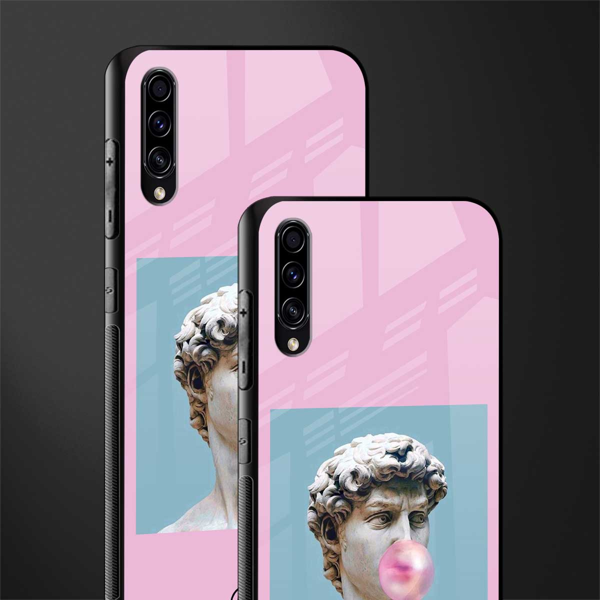dope david michelangelo glass case for samsung galaxy a70 image-2