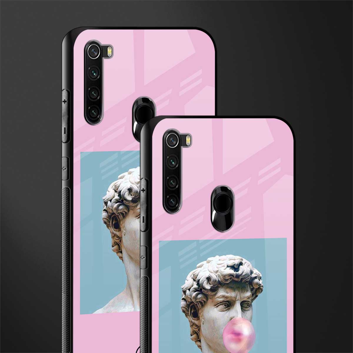 dope david michelangelo glass case for redmi note 8 image-2