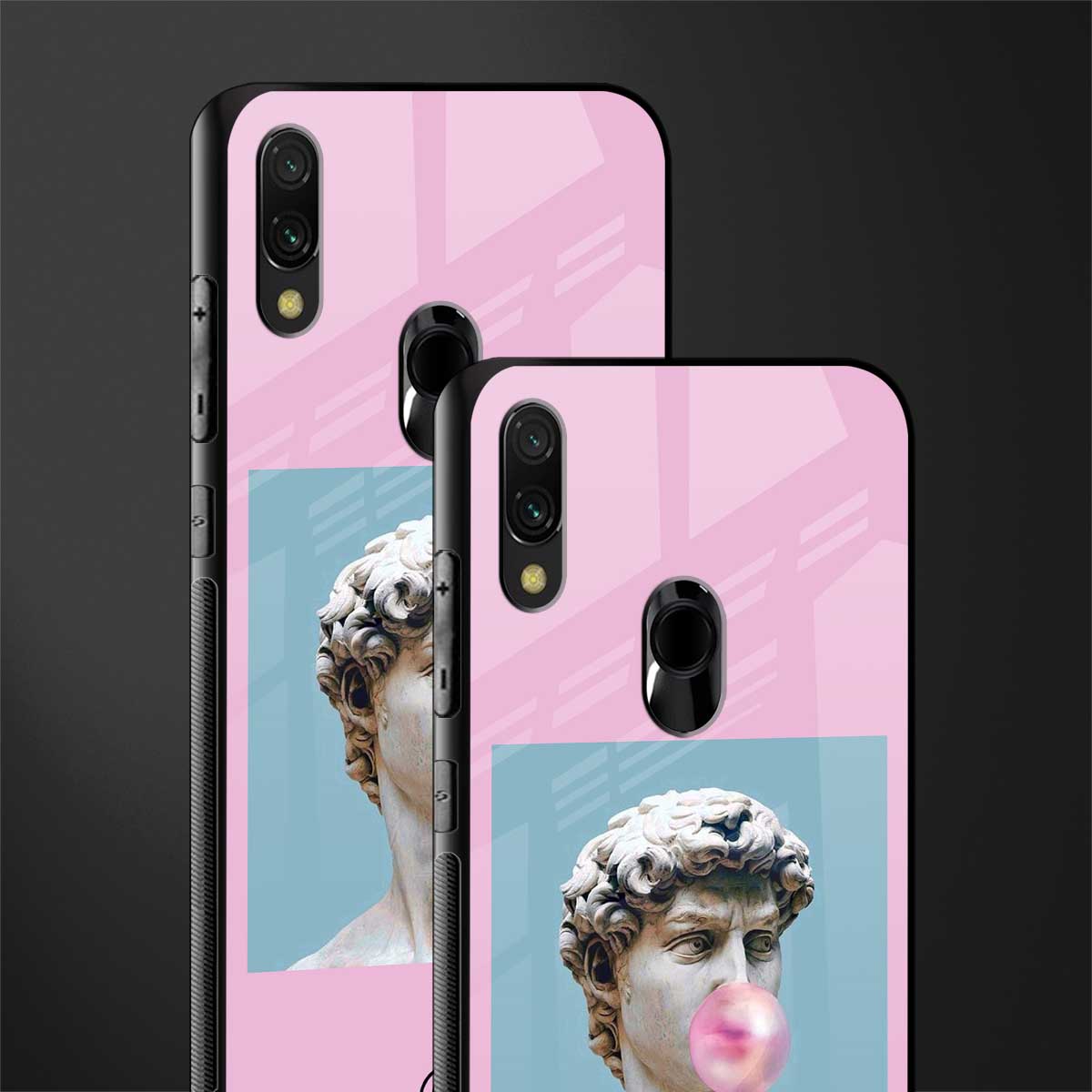 dope david michelangelo glass case for redmi y3 image-2