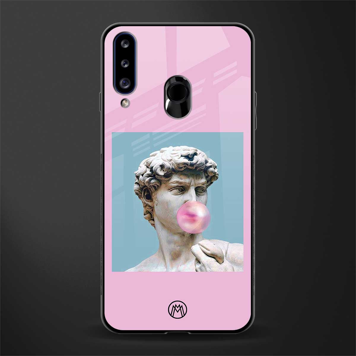 dope david michelangelo glass case for samsung galaxy a20s image