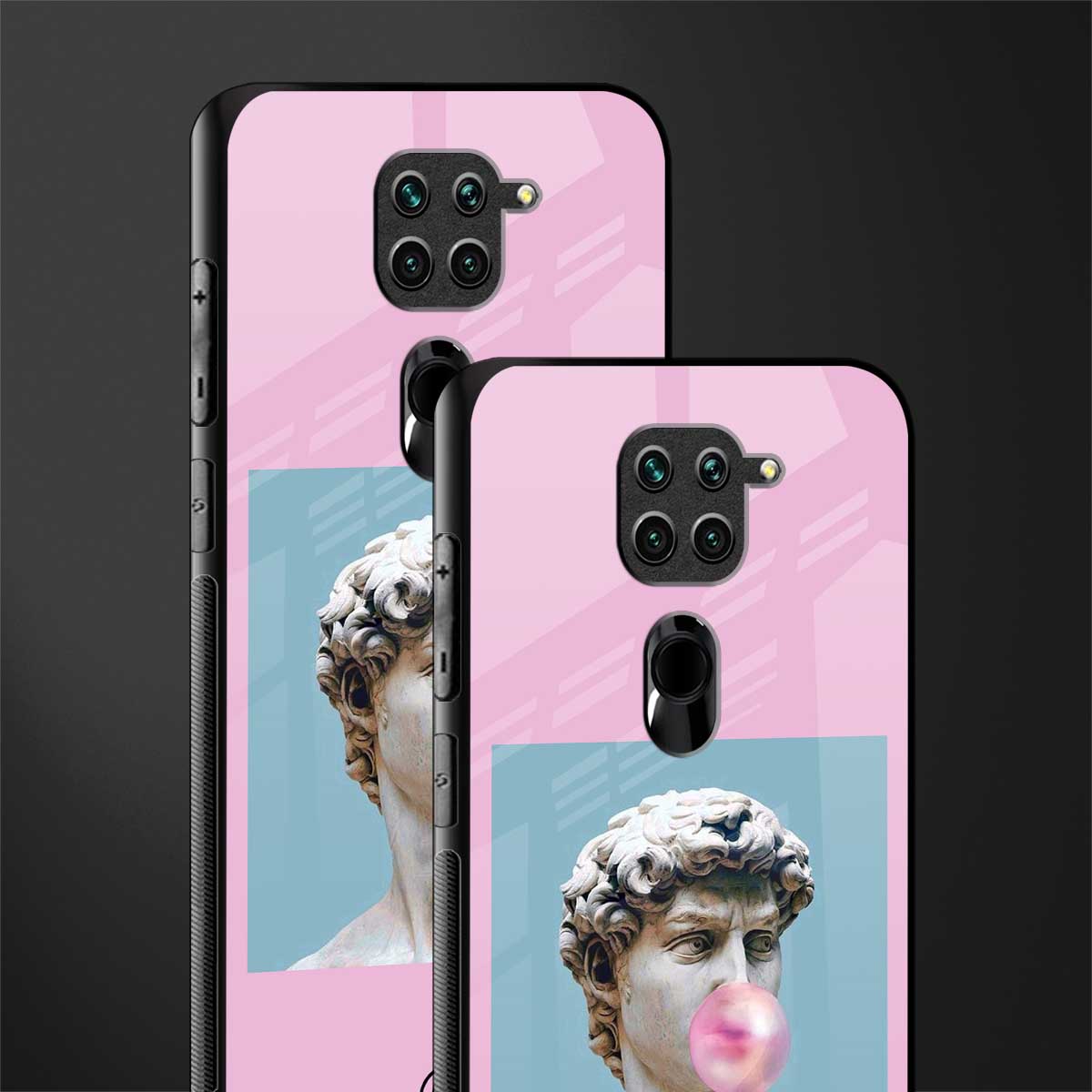 dope david michelangelo glass case for redmi note 9 image-2