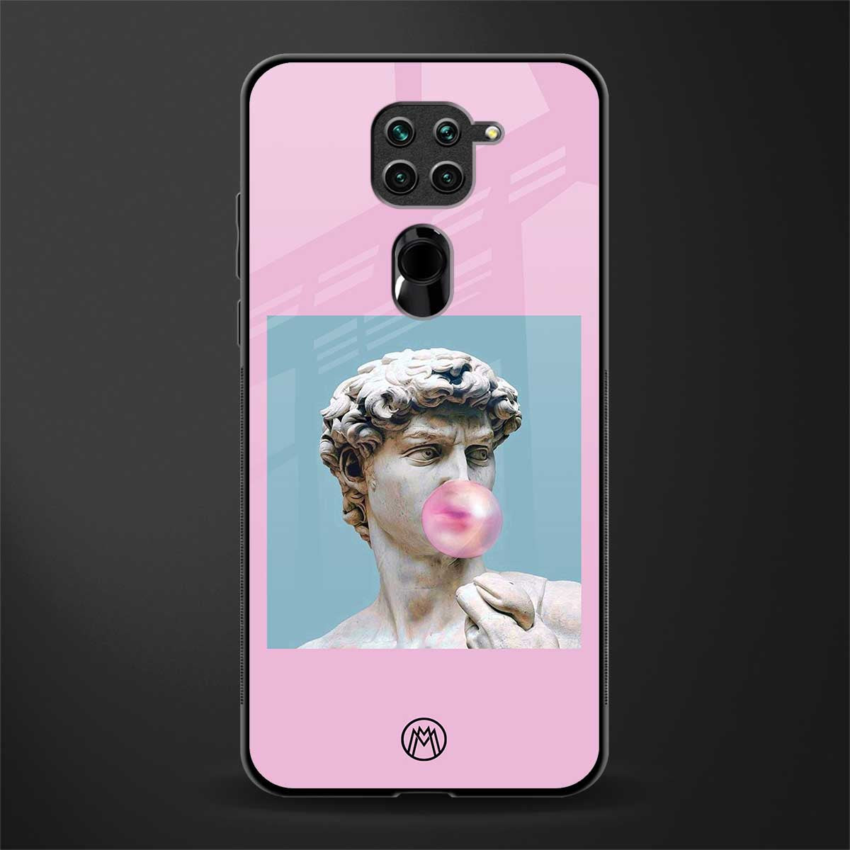 dope david michelangelo glass case for redmi note 9 image