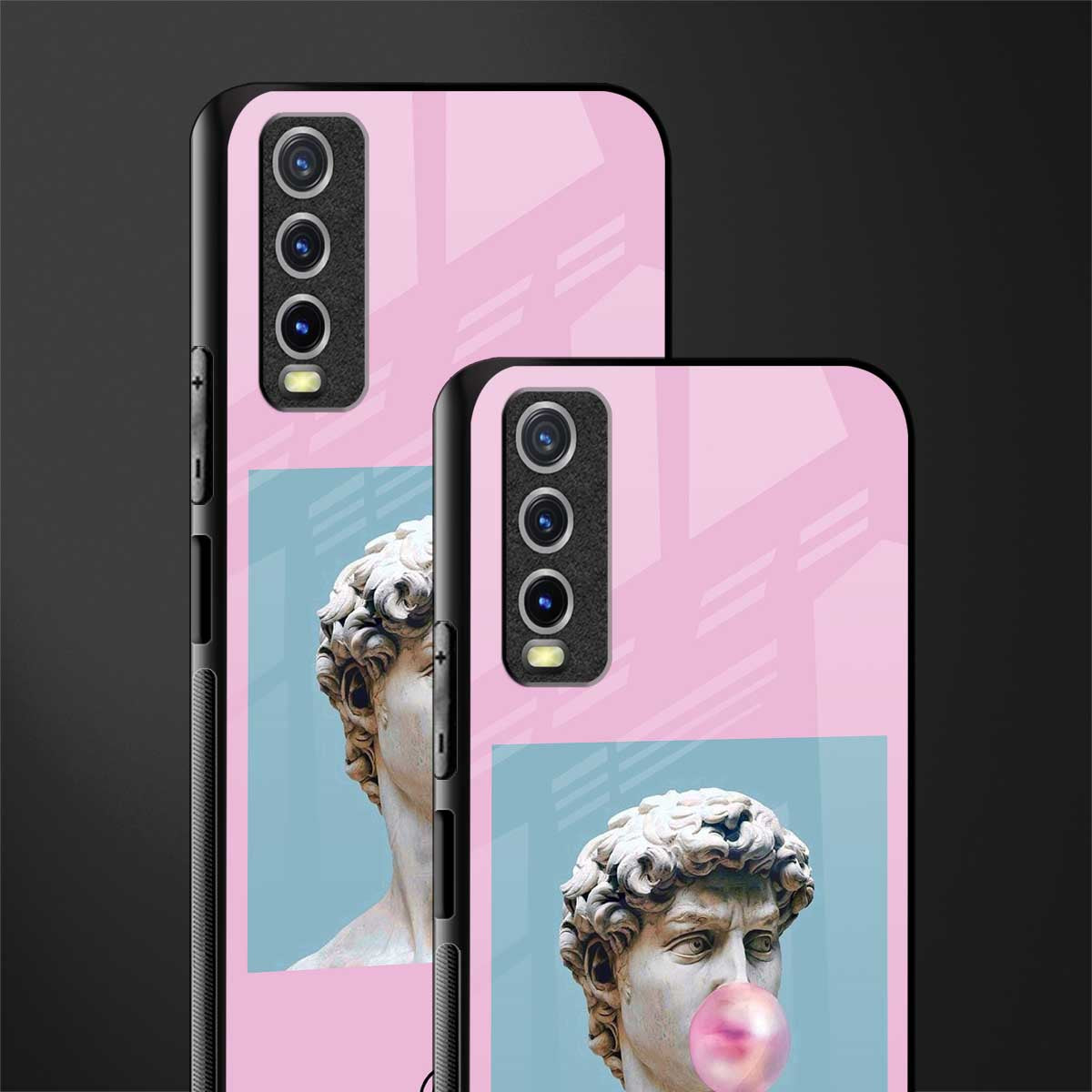 dope david michelangelo glass case for vivo y12g image-2
