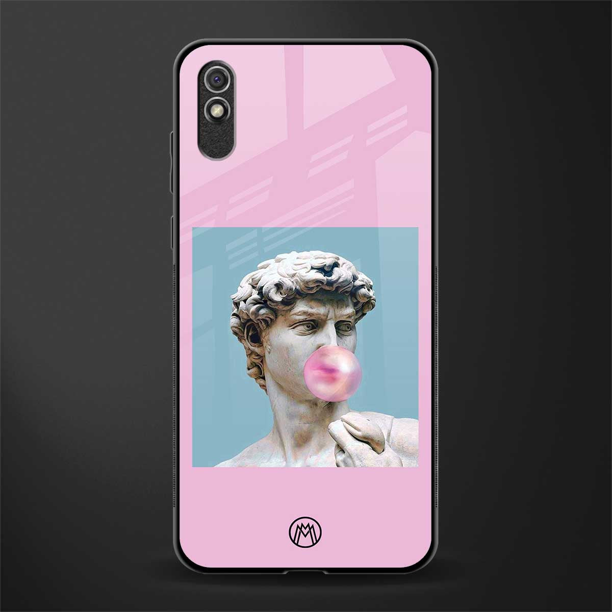 dope david michelangelo glass case for redmi 9i image