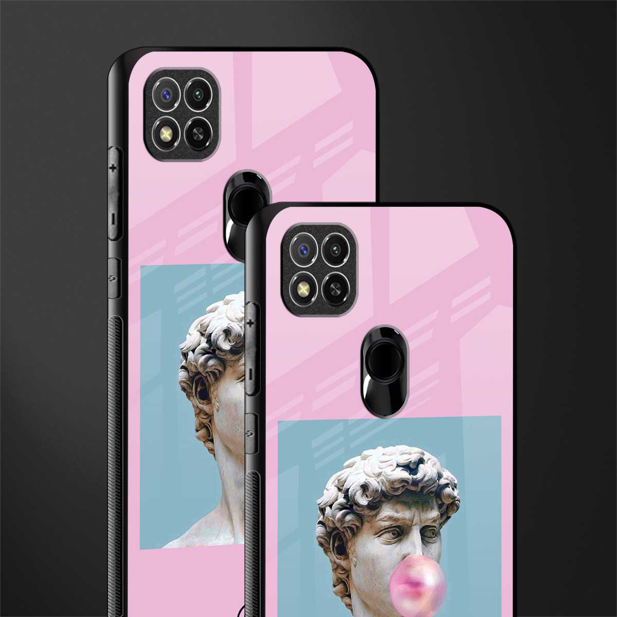 dope david michelangelo glass case for redmi 9 image-2