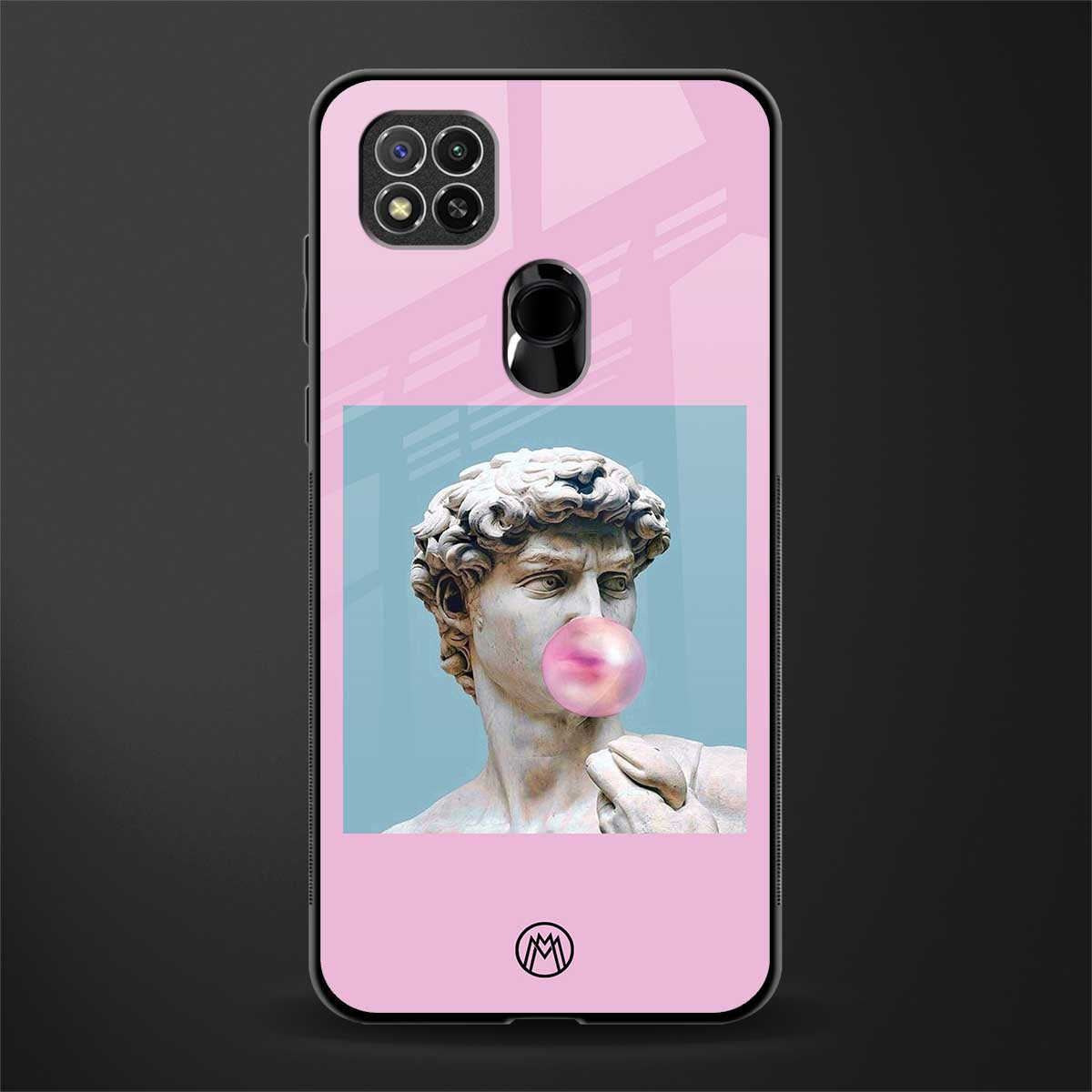 dope david michelangelo glass case for redmi 9 image