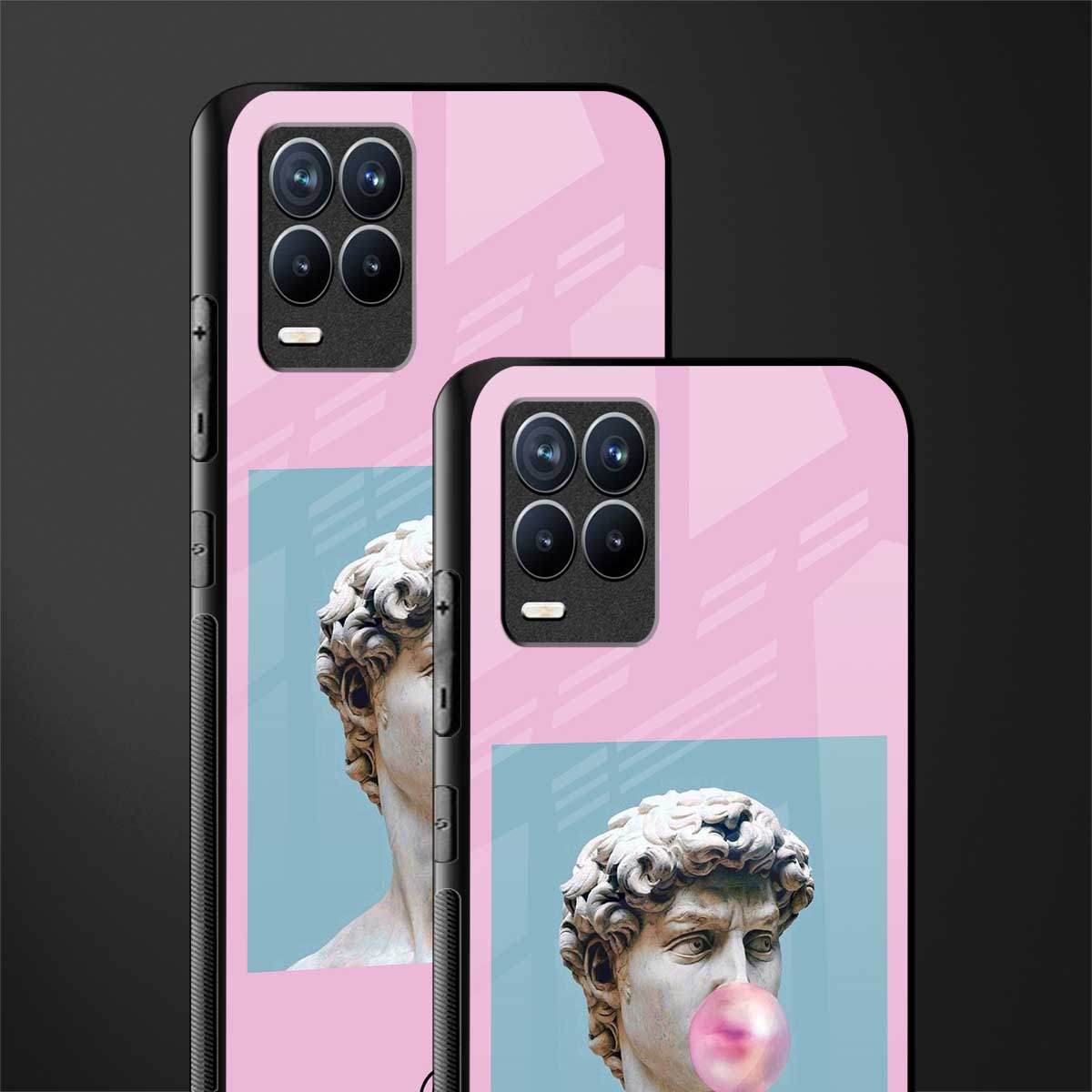dope david michelangelo glass case for realme 8 4g image-2