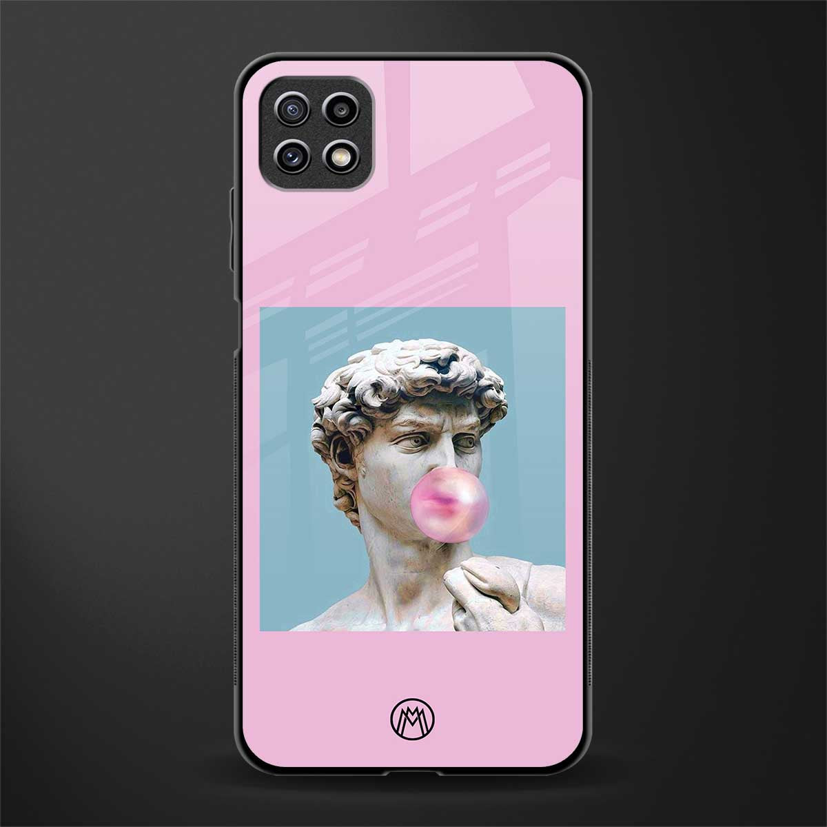 dope david michelangelo glass case for samsung galaxy a22 5g image