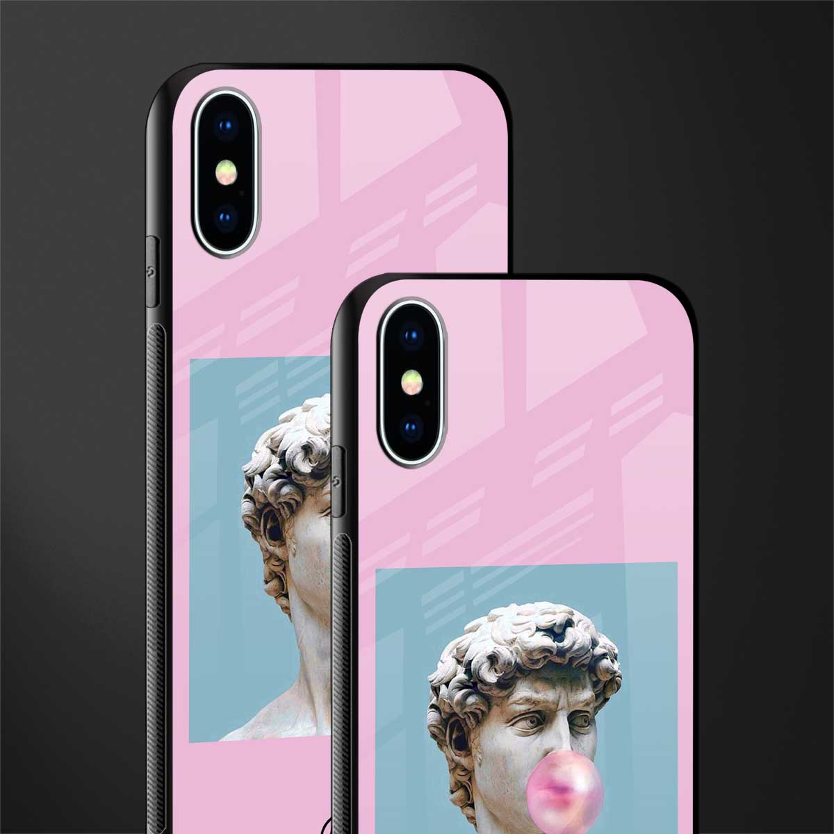 dope david michelangelo glass case for iphone x image-2