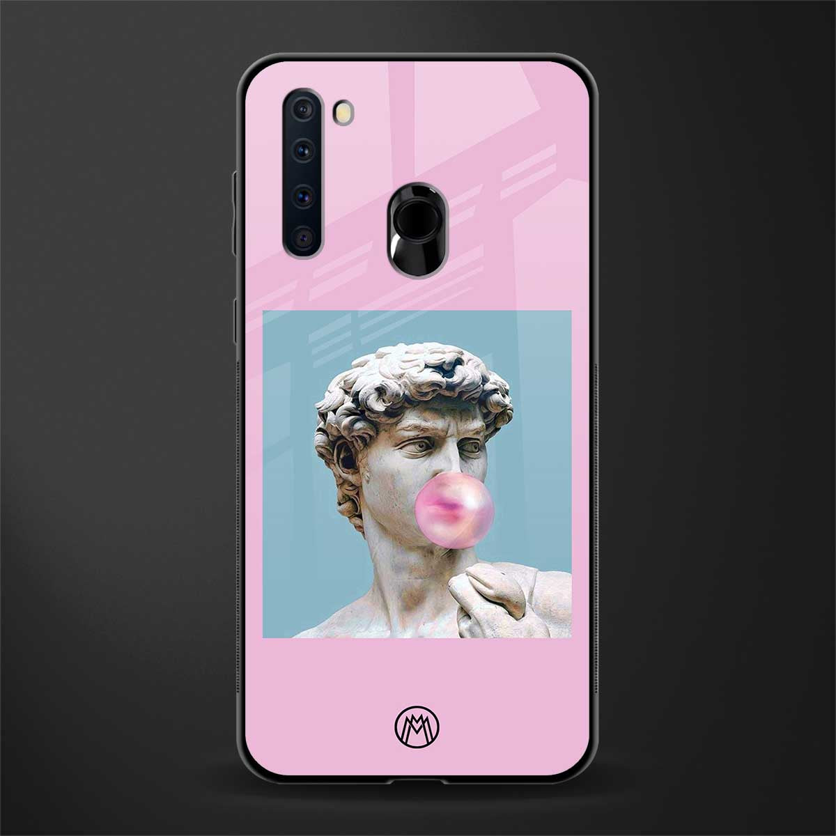 dope david michelangelo glass case for samsung a21 image