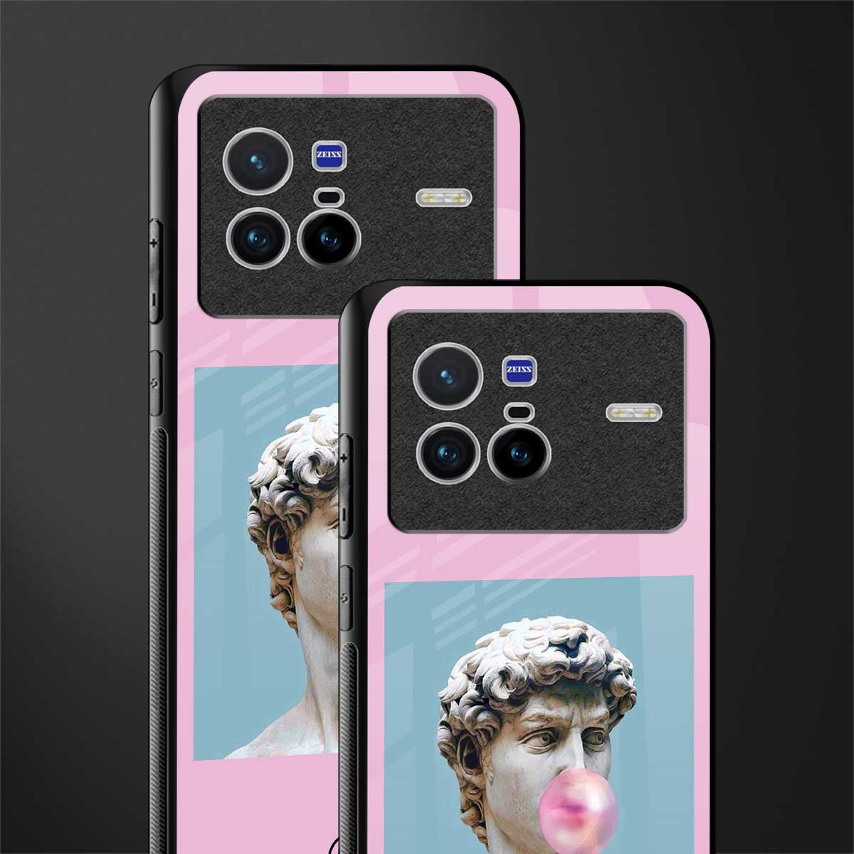 dope david michelangelo glass case for vivo x80 image-2