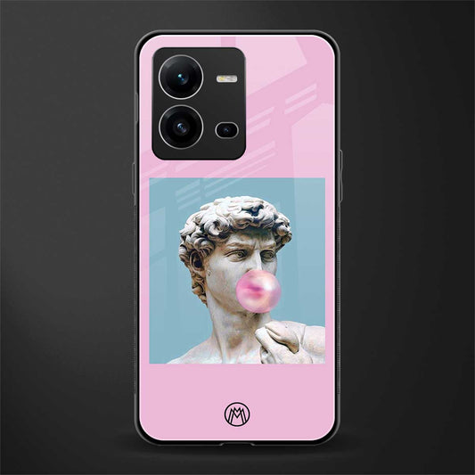 dope david michelangelo back phone cover | glass case for vivo v25-5g