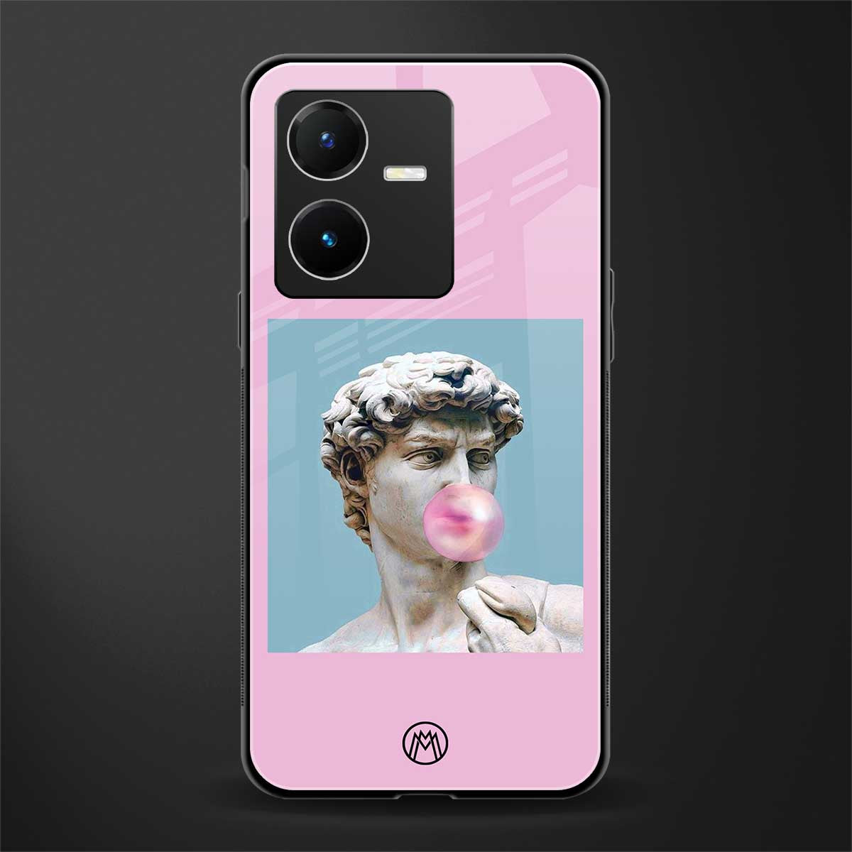 dope david michelangelo back phone cover | glass case for vivo y22
