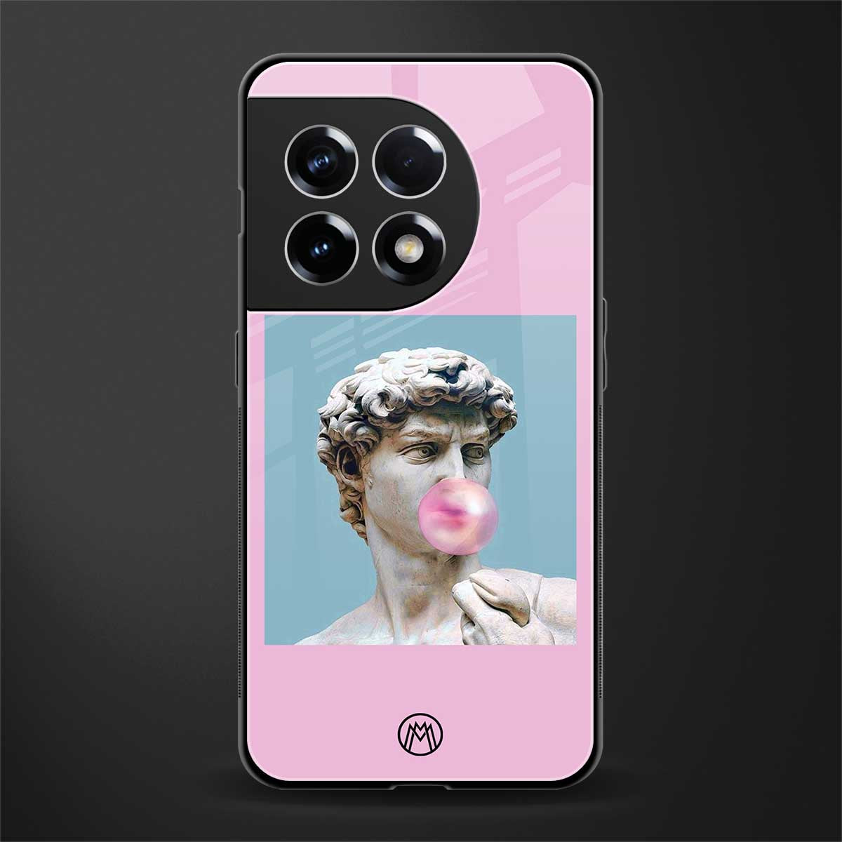 dope david michelangelo back phone cover | glass case for oneplus 11r