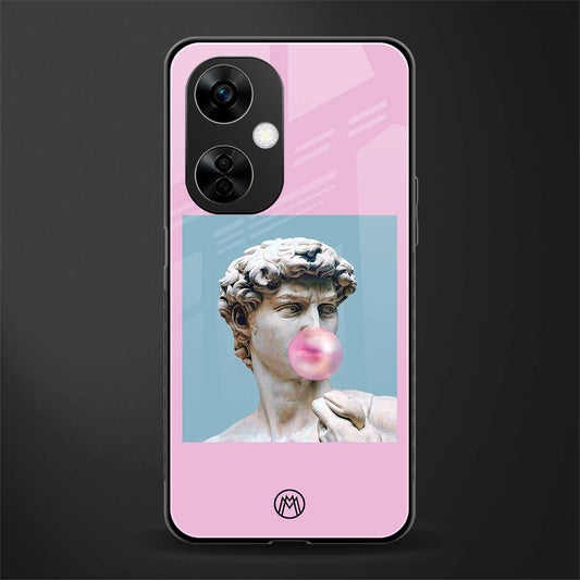 dope david michelangelo back phone cover | glass case for oneplus nord ce 3 lite