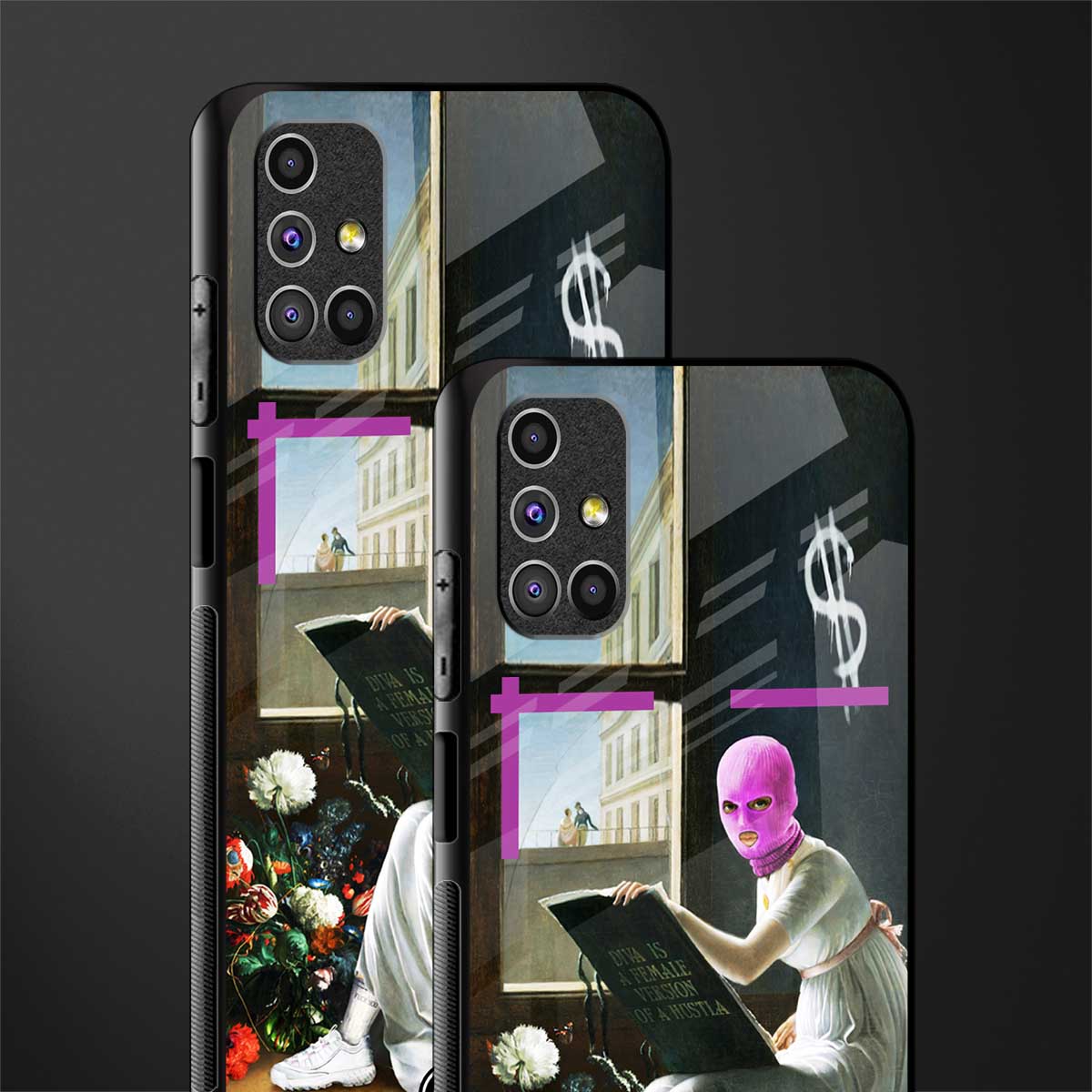 dope diva glass case for samsung galaxy m51
