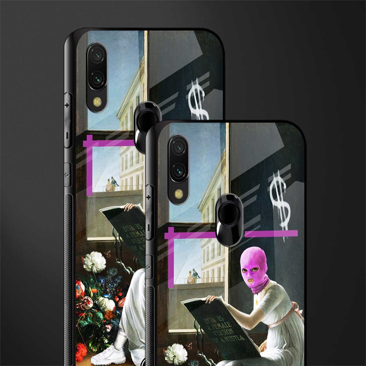 dope diva glass case for redmi y3 image-2