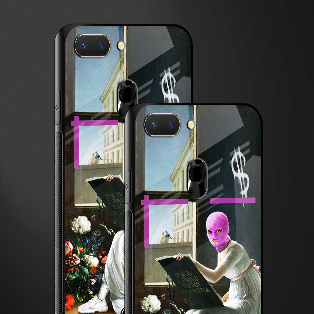 dope diva glass case for oppo a5 image-2