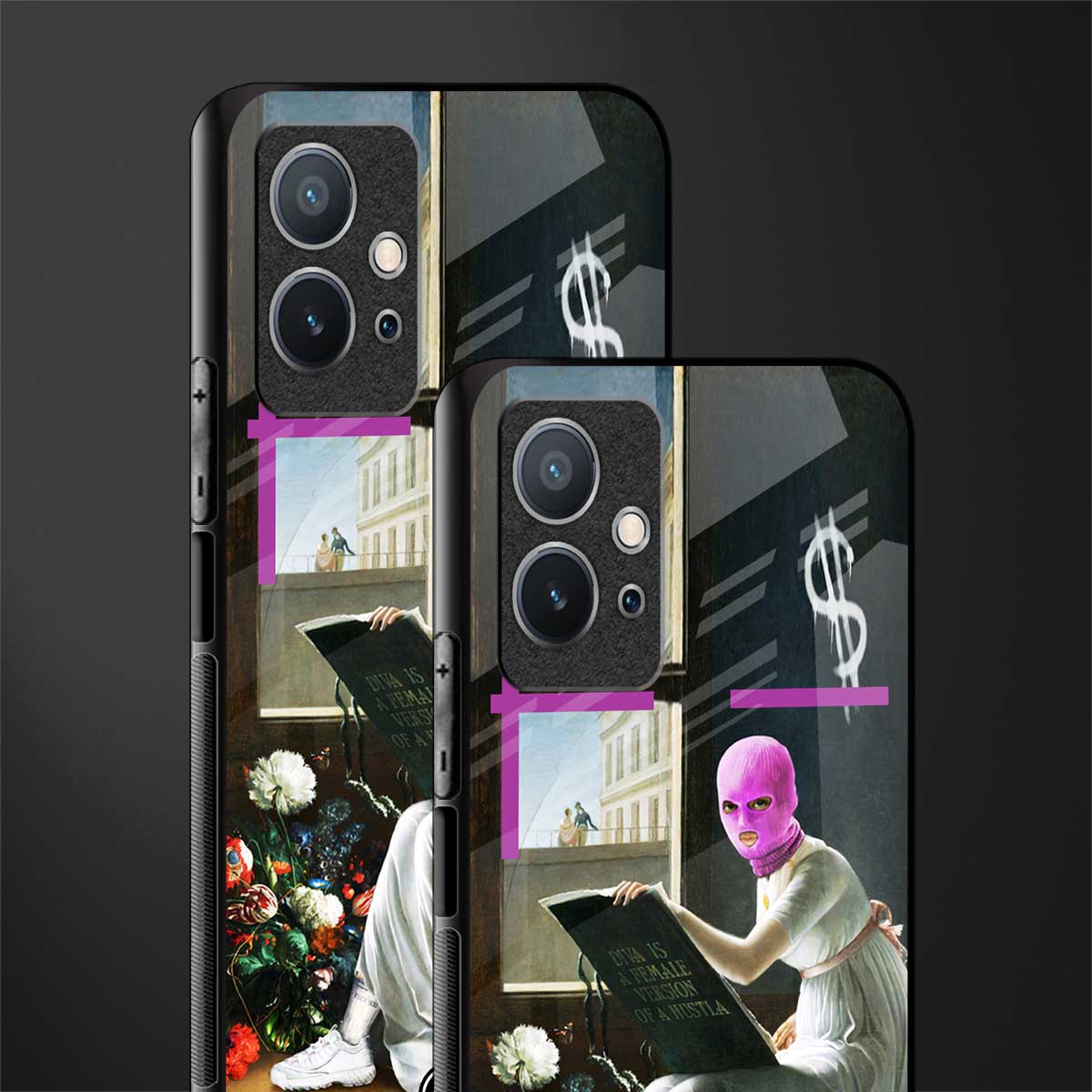 dope diva glass case for vivo y75 5g image-2