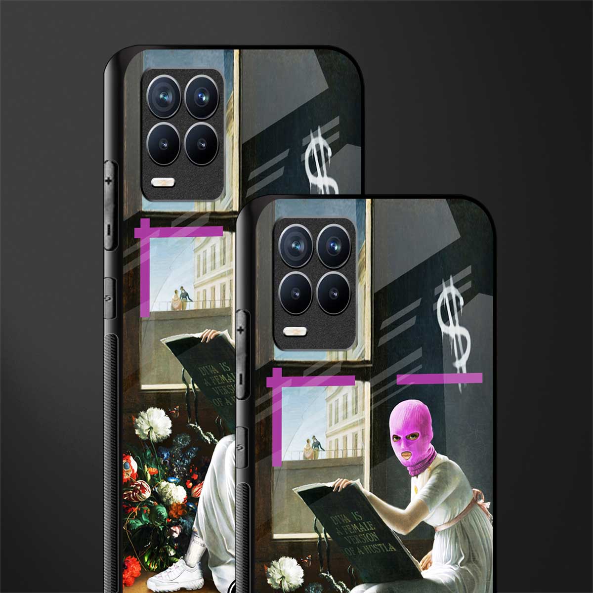 dope diva glass case for realme 8 4g image-2