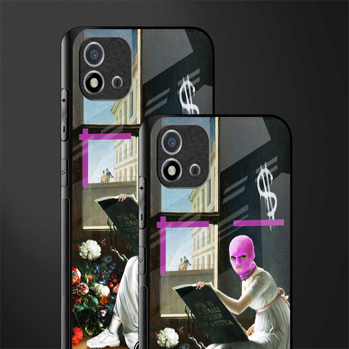 dope diva glass case for realme c20 image-2